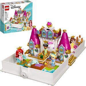 Lego New Disney Ariel, Belle, Cinderella and Tiana's Storybook Adventures 43193